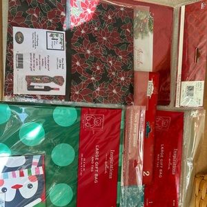 Jumbo and large gift bags, fabric wine bag and basket bag